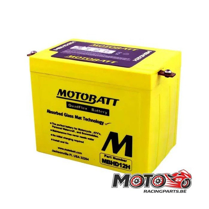 Batterie Motobatt MBHD12H 33Ah / 200X130X163mm