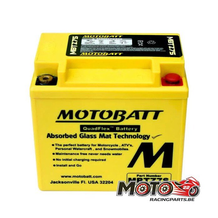 Batterie Motobatt MBTZ7S 6,5Ah / 114x70x107mm