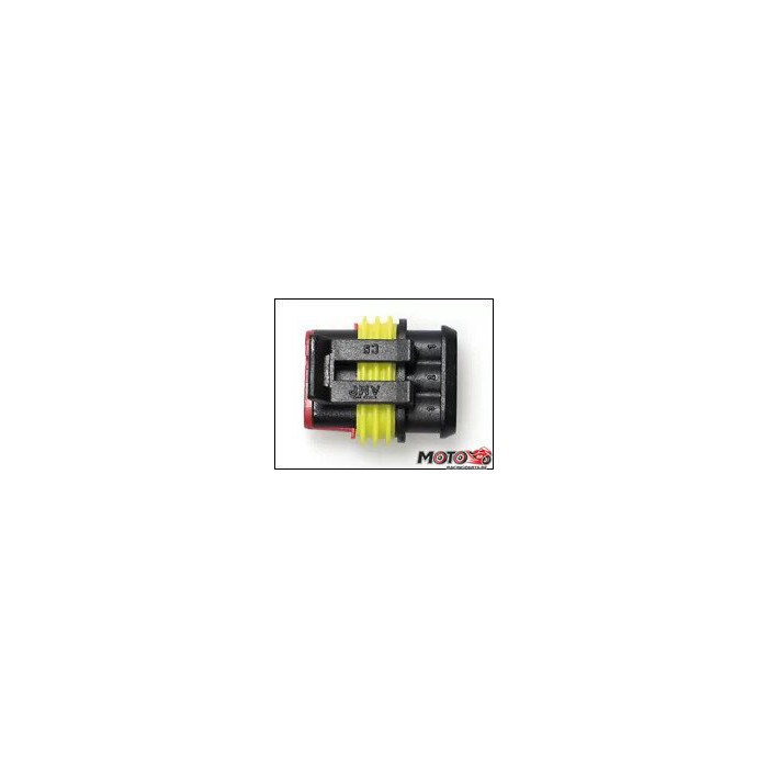 Connecteur electrique universel tri-polaire femelle
