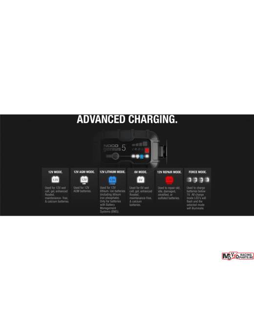 Chargeur de batterie intelligent NOCO Genius5 6/12V 5A