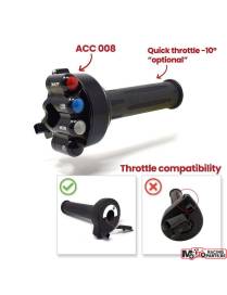 Throttle Twist Grip With Integrated Controls For BMW S1000 RR 15/21