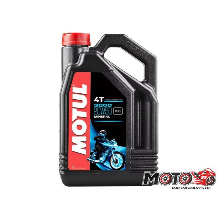 Huile moteur Motul 3000 4T 20W50 Mineral 4 Litres