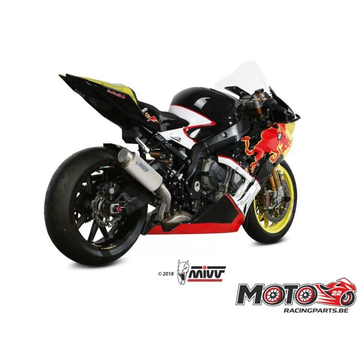 Silencieux MIVV GP Pro titane casquette inox BMW S1000RR 17/20