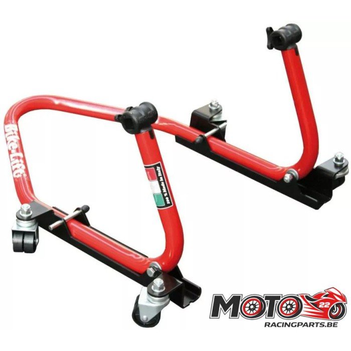 Bequille arrière Bike-Lift Easy Mover 360° avec supports en "V"