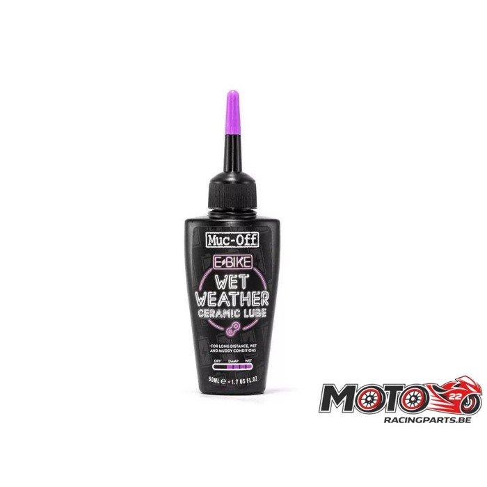 Lubrifiant chaine Muc-Off E-Bike conditions humide ceramic lube 50ml